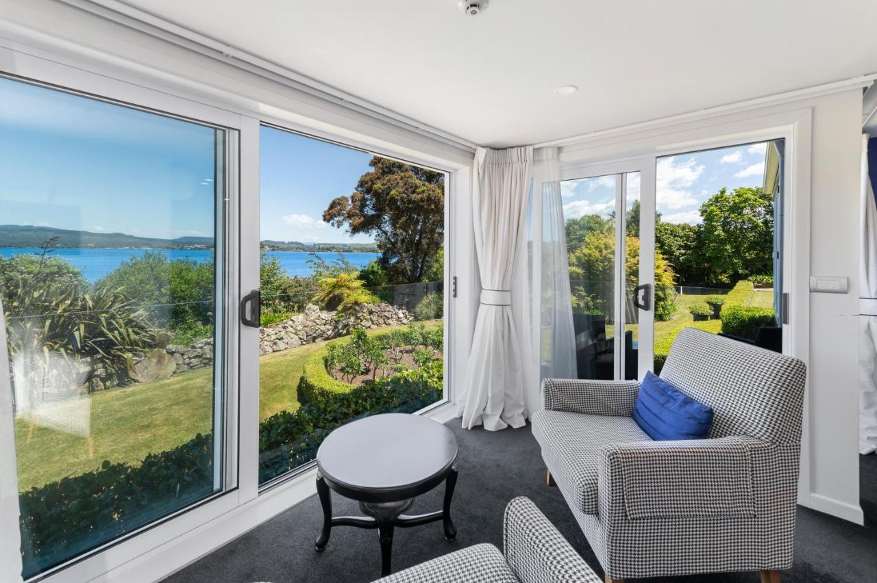 Black Swan Lakeside Boutique Hotel Rotorua Exterior foto